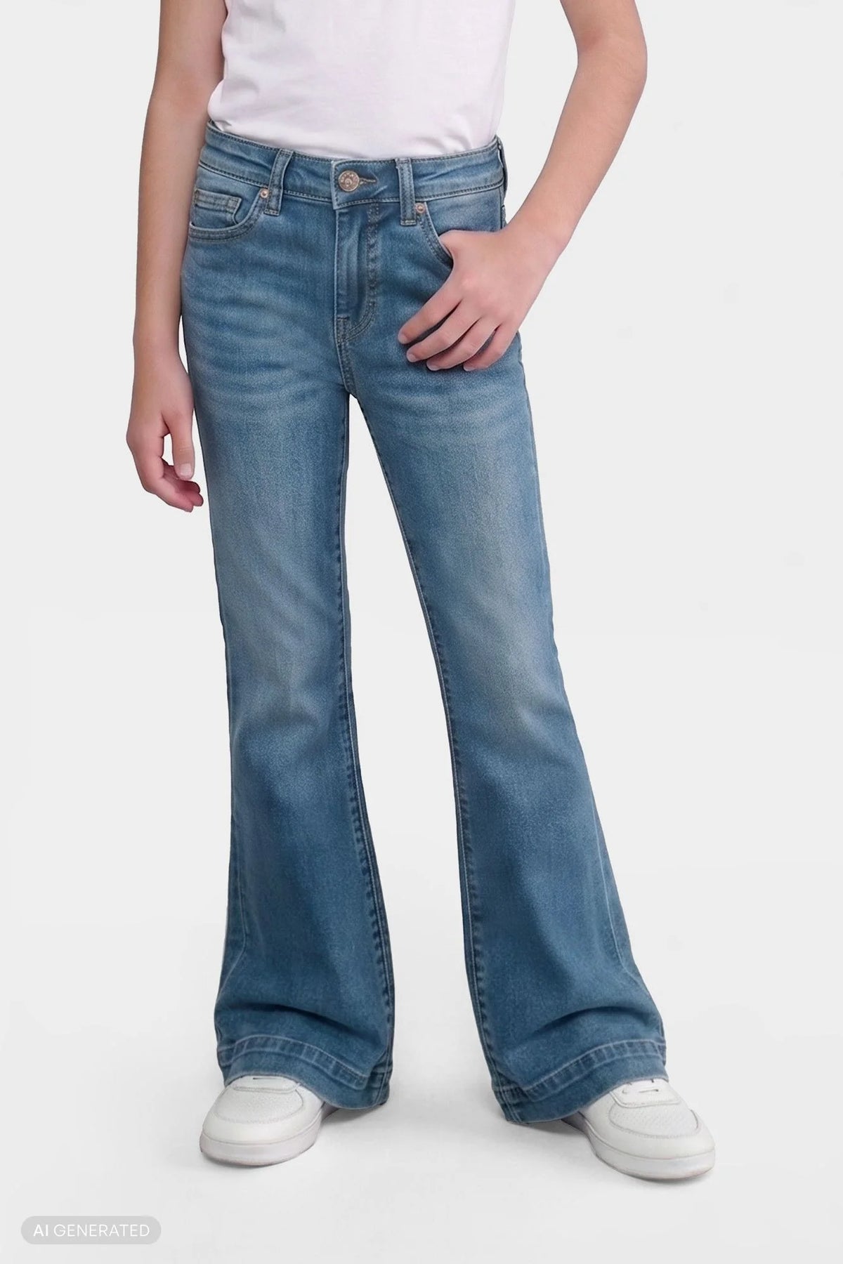 7 For All Mankind Girls Sea Level Mini Dojo Jean 7KHF0H85-SVL