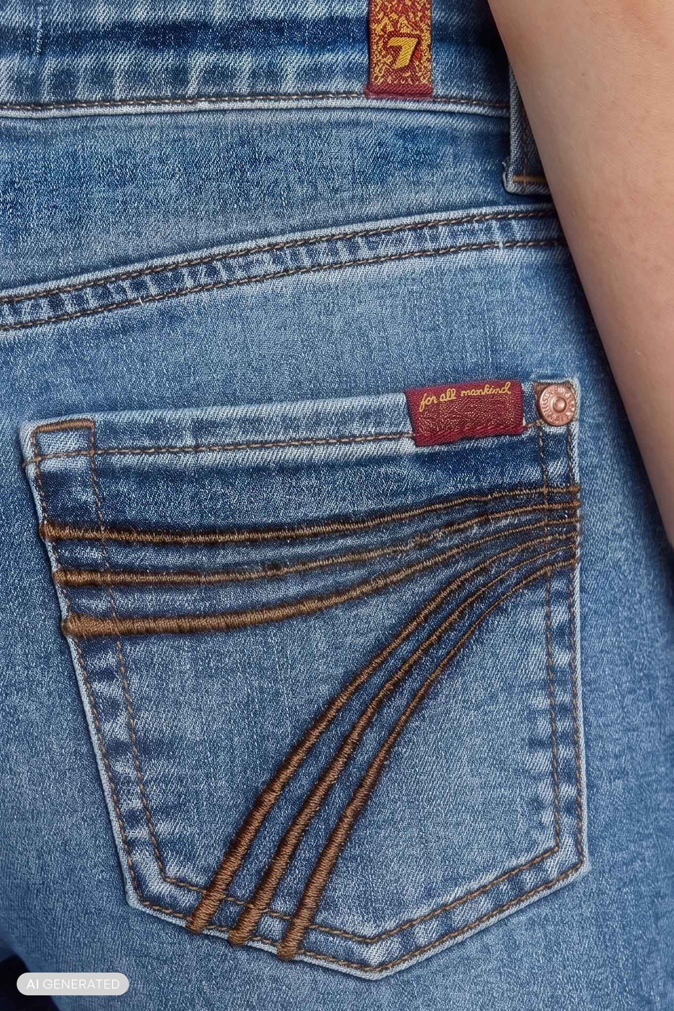 7 For All Mankind Girls Sea Level Mini Dojo Jean 7KHF0H85-SVL