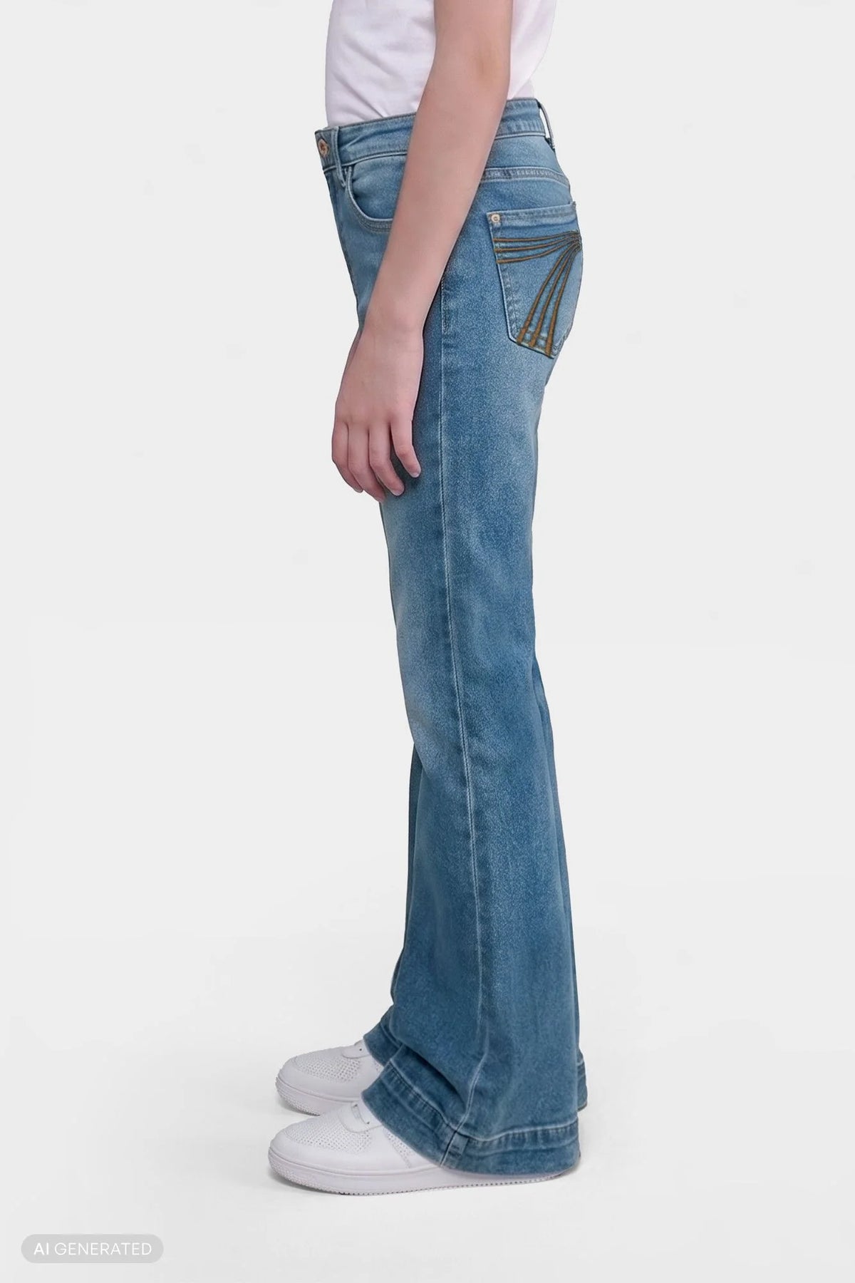7 For All Mankind Girls Sea Level Mini Dojo Jean 7KHF0H85-SVL