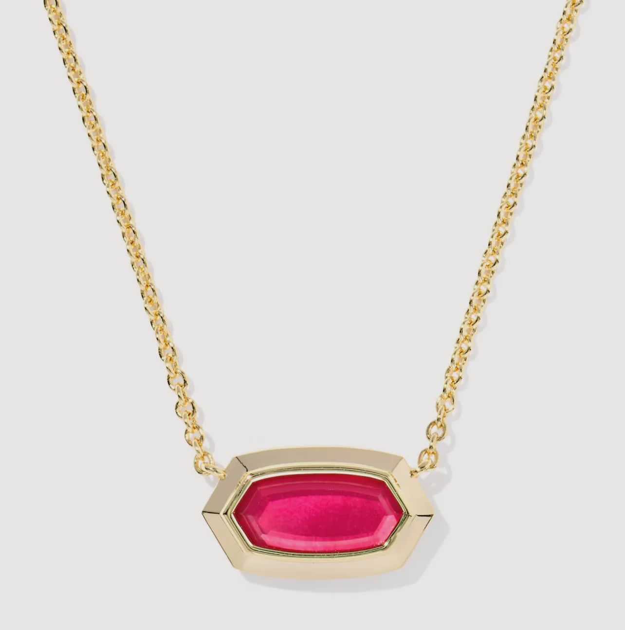 KS Elisa Bezel Pendant Necklace