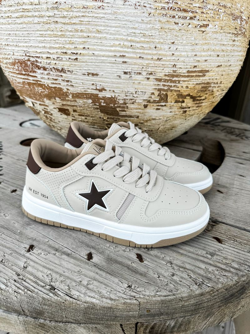Fresh 14 Nude/Chocolate Sneaker