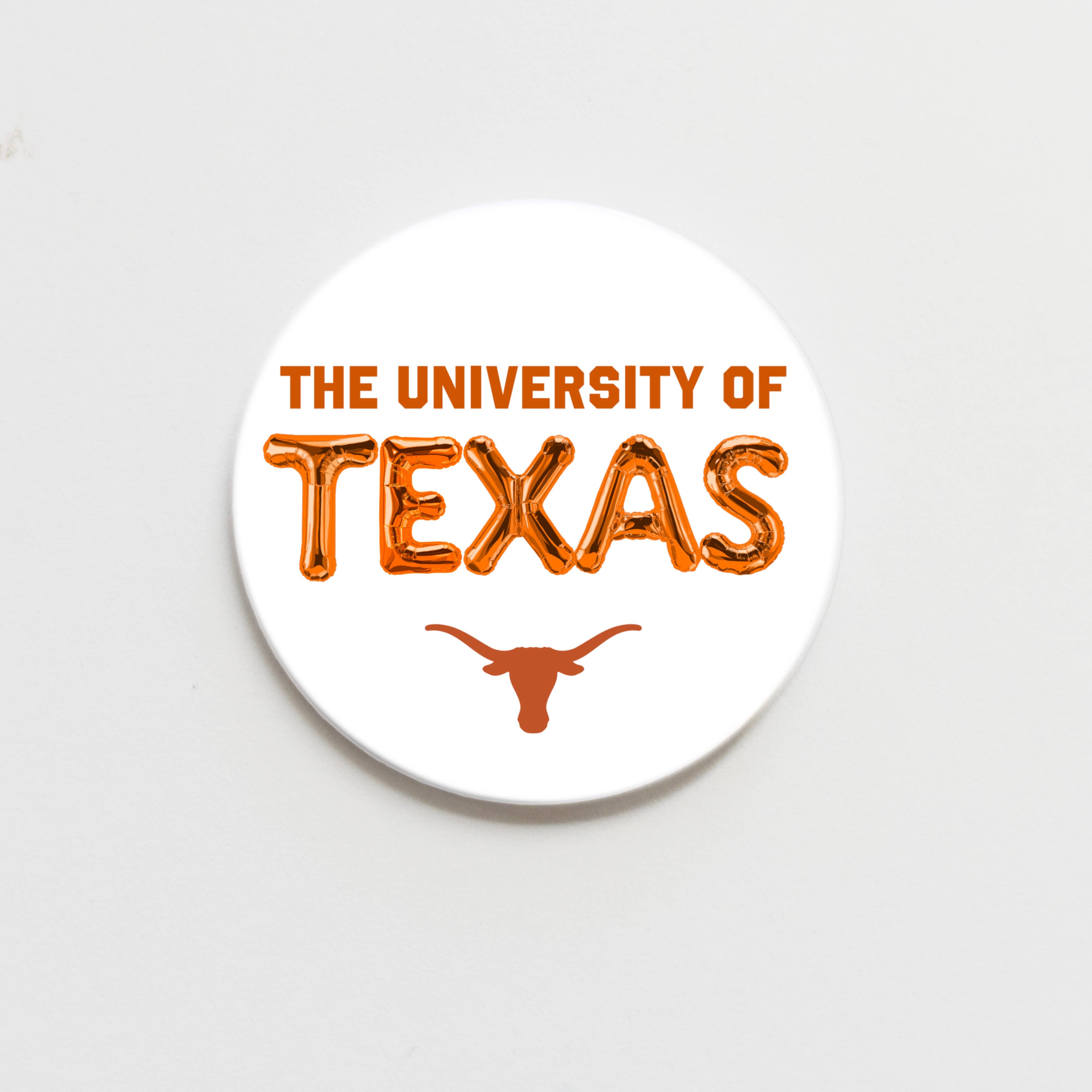 University of Texas Balloon Button UTA2025-12