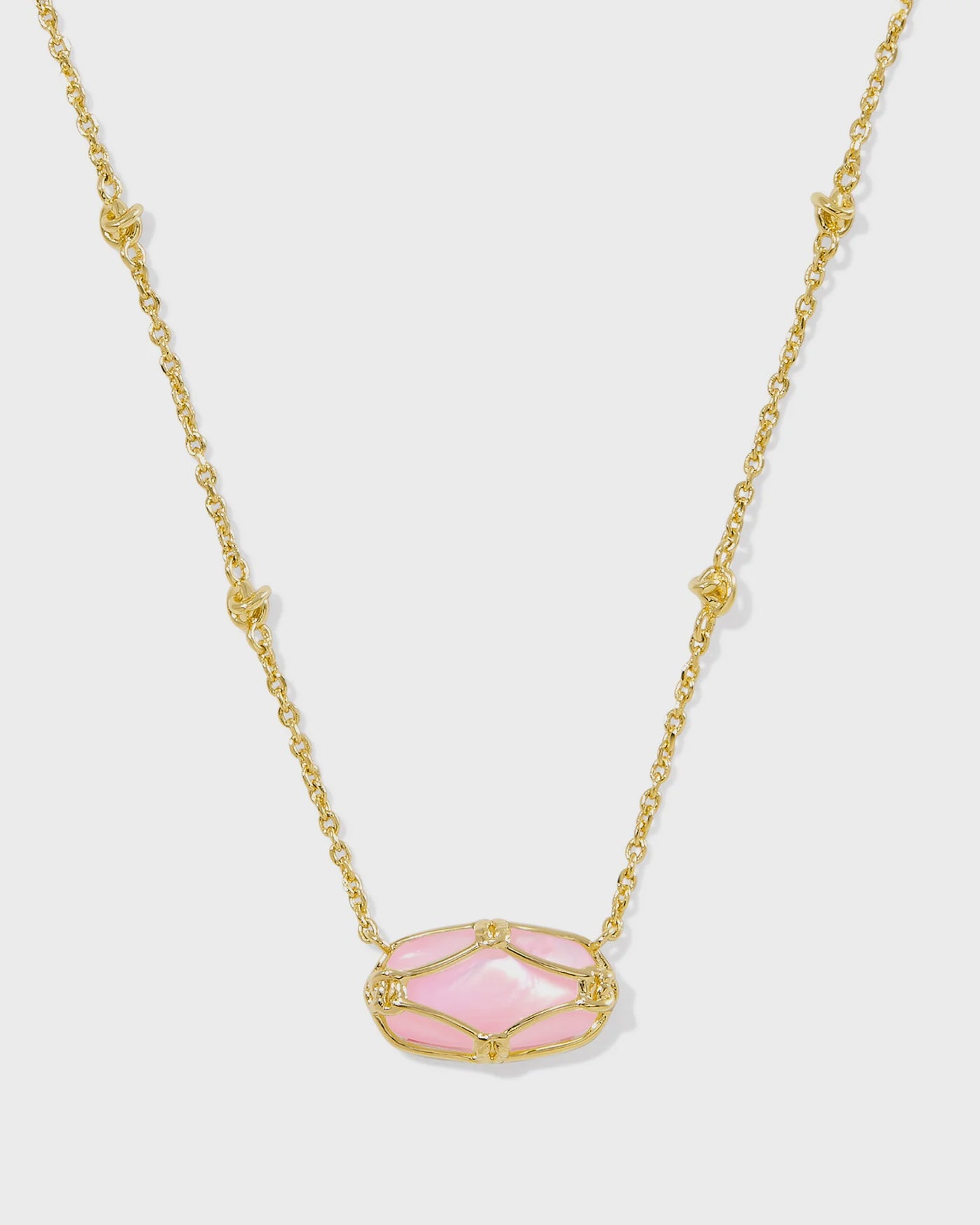 KS Elisa Lattice Gold Necklace
