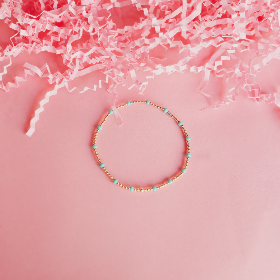 Turquoise Dainty Poppi Bracelet