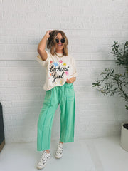 Ivory Luckiest Girl Graphic Tee