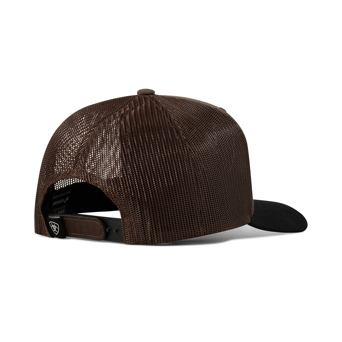 Ariat Men's Snap Back PU Patch Brown Cap A300065402