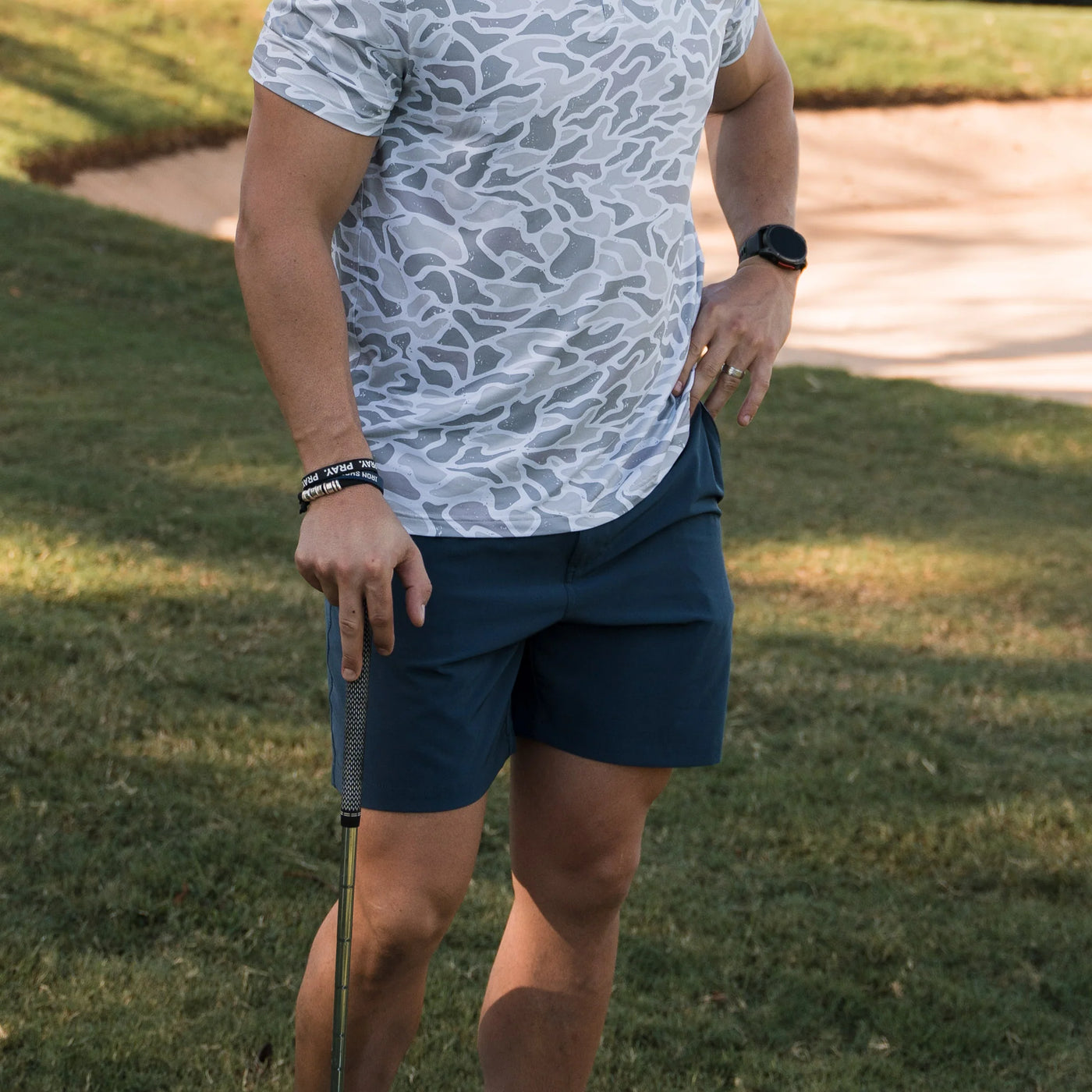 Burlebo Everyday Shorts Deep Water Navy - Mayan Pocket