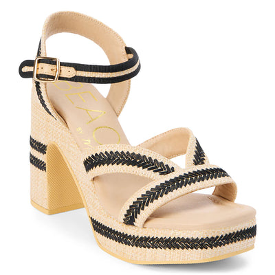 Adelaide Platform Heel Natural