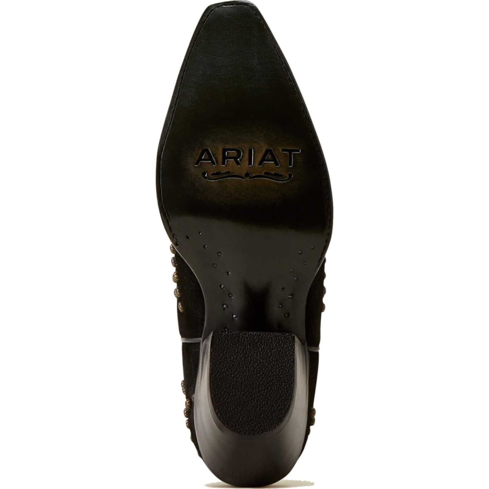 Ariat Women's Vixen X Toe Western Boot Black Suede 10080355