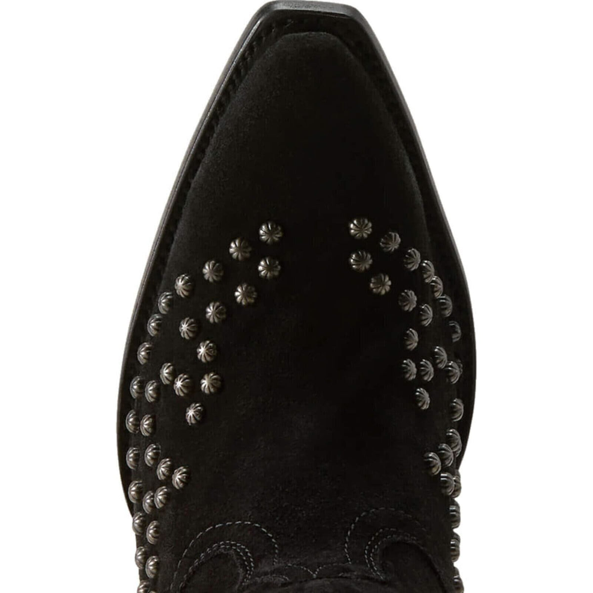 Ariat Women's Vixen X Toe Western Boot Black Suede 10080355