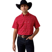Ariat Men's Tango Red Mini Paisley Print Printed Shirt 10073531