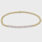 Gold Bliss Pearl 3mm Bracelet