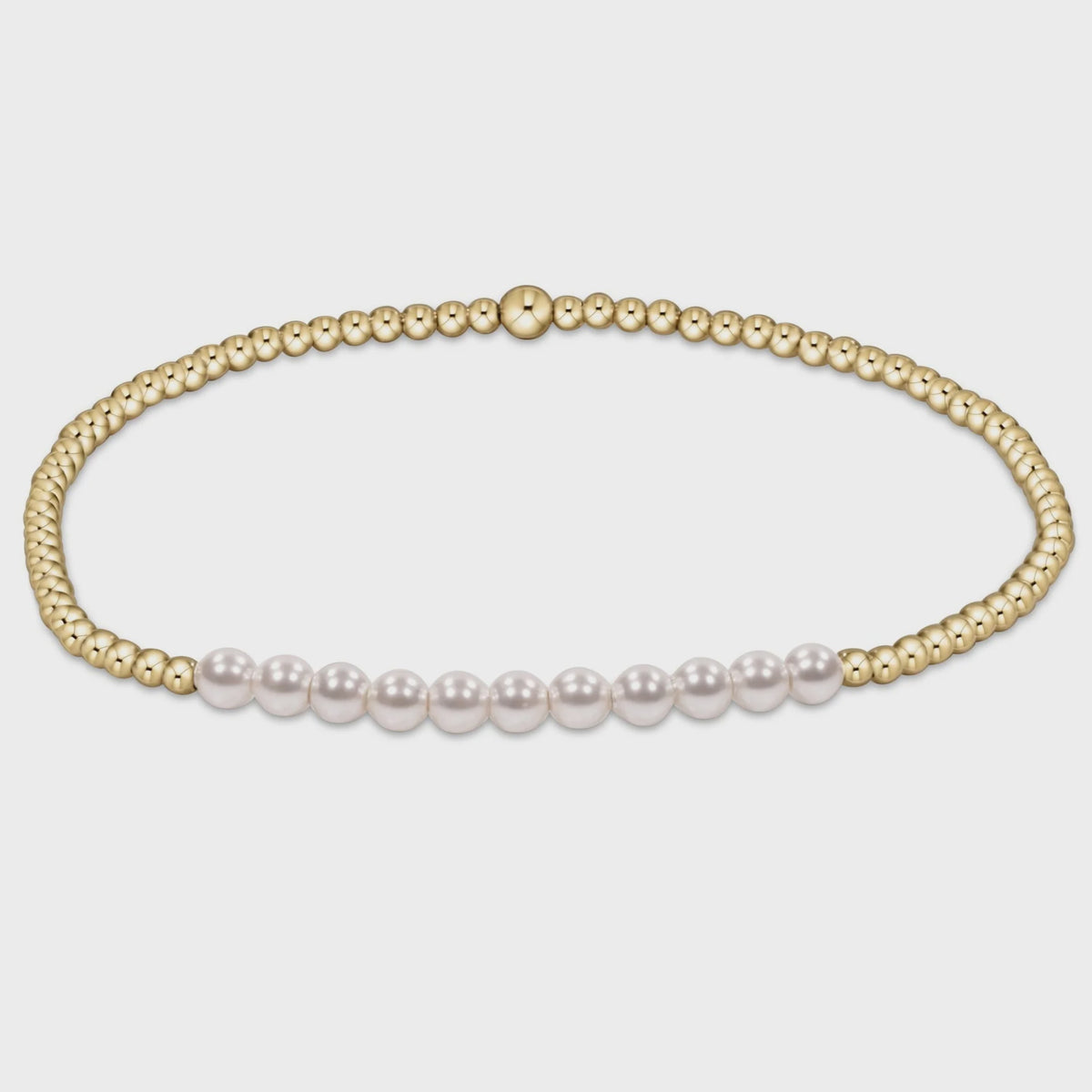 Gold Bliss Pearl 3mm Bracelet