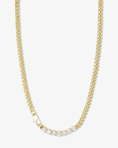 Baby Julian Loves Diamonds Necklace 18" Gold