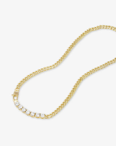 Baby Julian Loves Diamonds Necklace 18" Gold