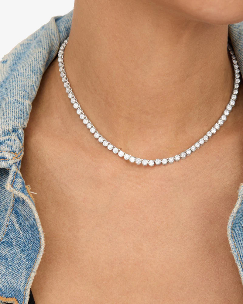 Baroness Tennis Necklace 15"