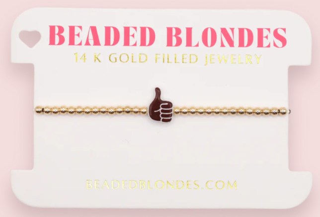 Thumbs Up BB Bead Bracelet