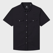 Raised by Coyotes Black Pearl Snap Shirt