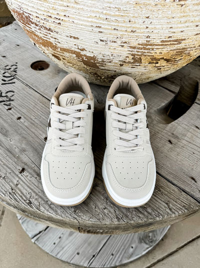 Fresh 14 Nude/Chocolate Sneaker