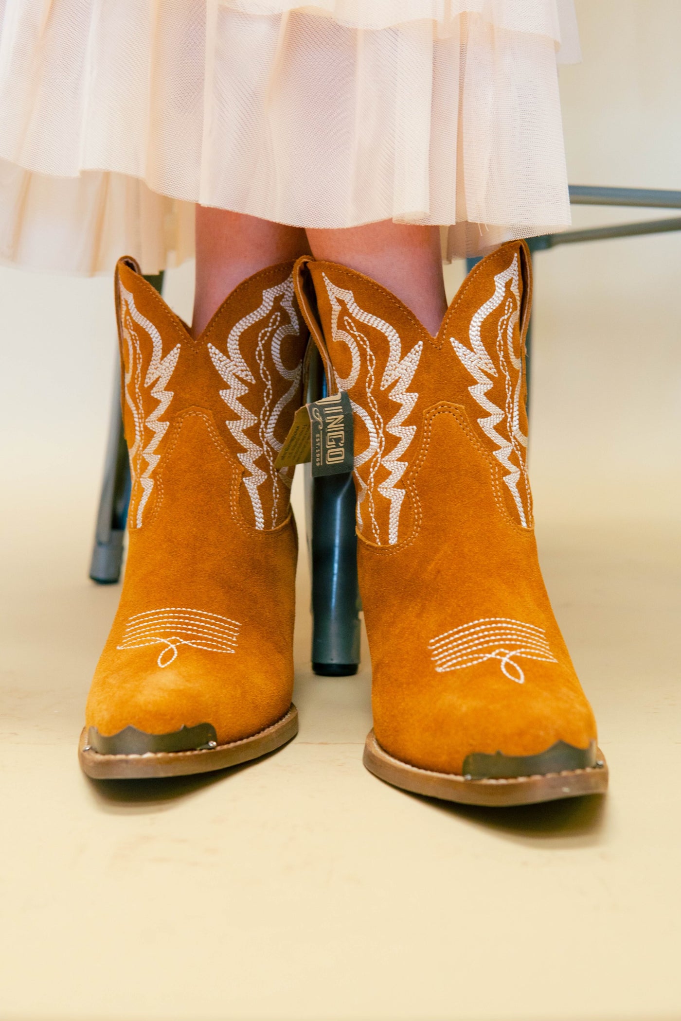 Dingo Joyride Tan Leather Bootie