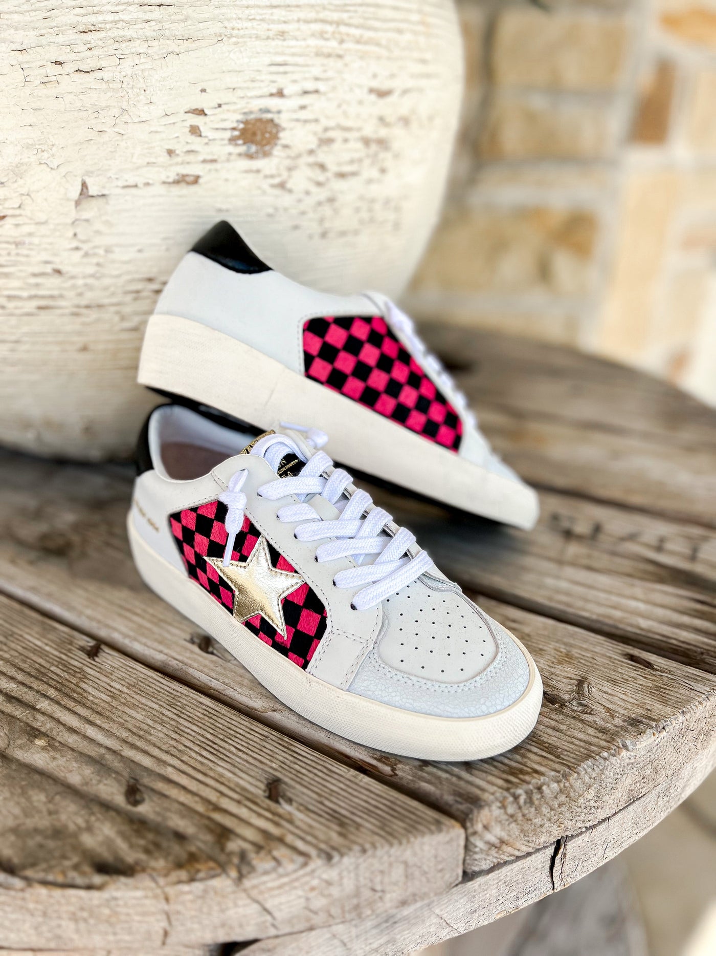 Vintage Havana Nicolette 3 White/Pink Sneaker