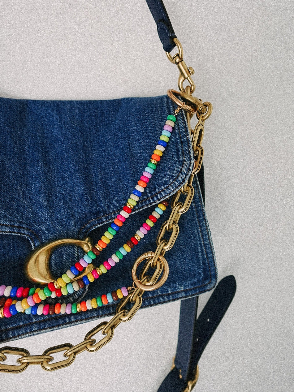 Basic Beaded Bag Charm