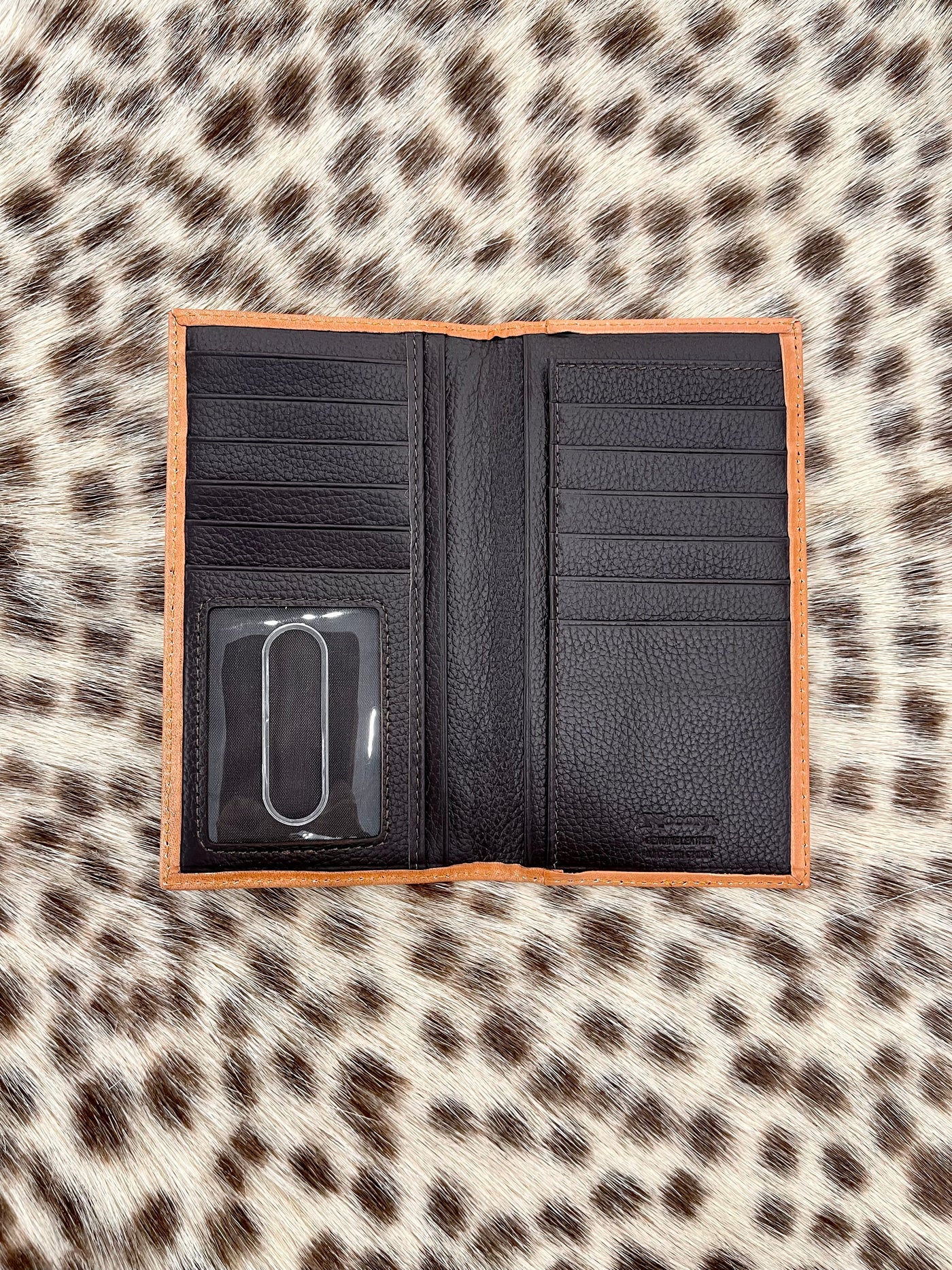 N5497827 Nocona Men's Floral Embossed Bifold Wallet
