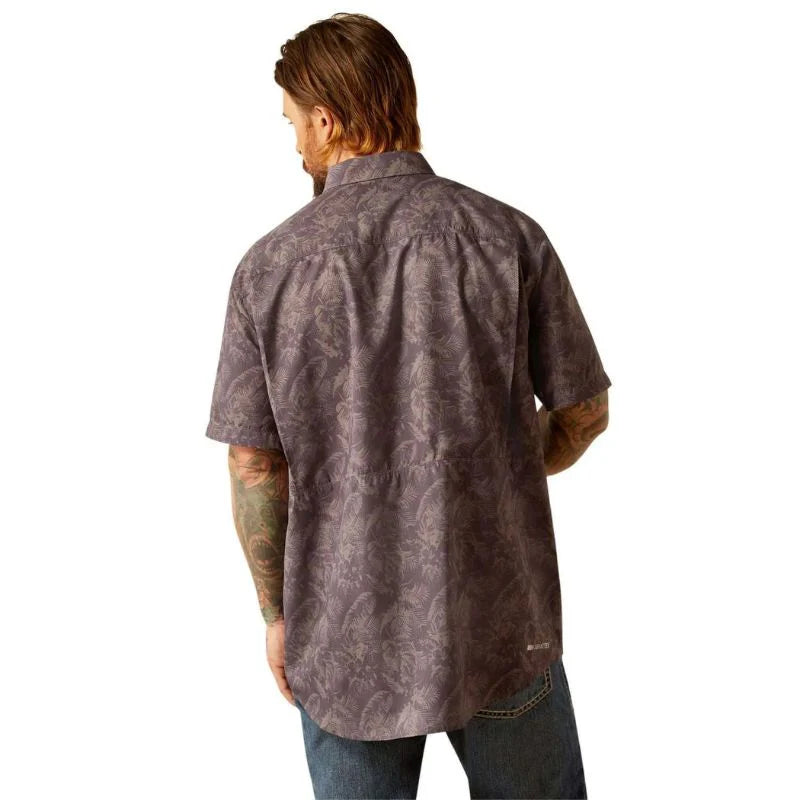 Ariat Men's VentTEK Outbound Classic Fit Short Sleeve Shirt Nine Iron 1055120