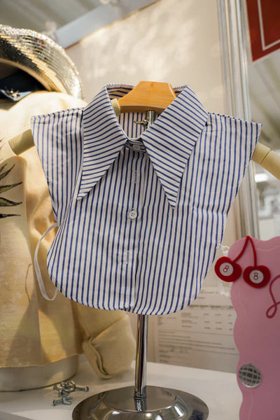 White Embellished Collar