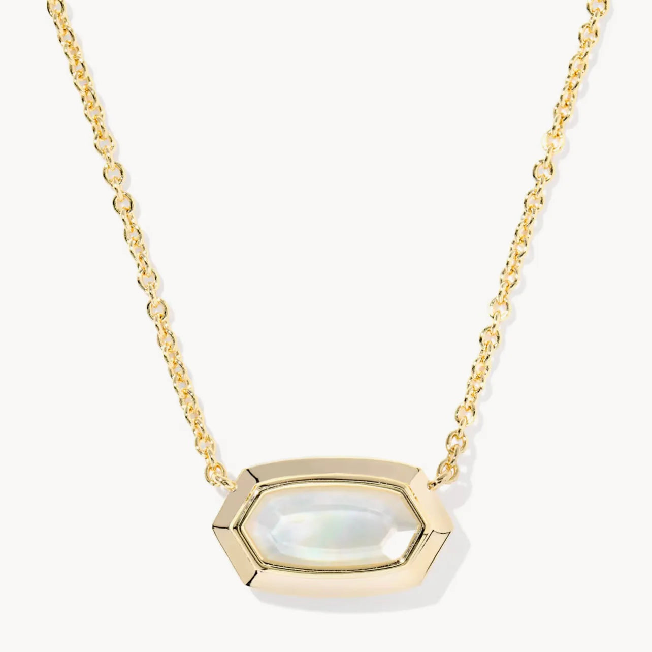 KS Elisa Bezel Pendant Necklace