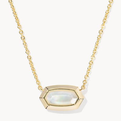 KS Elisa Bezel Pendant Necklace
