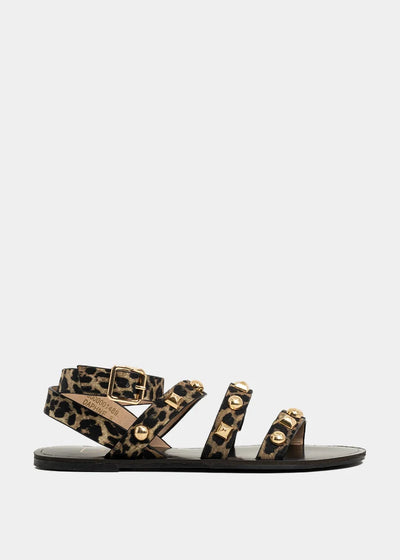 Daphine Leopard Print Sandal