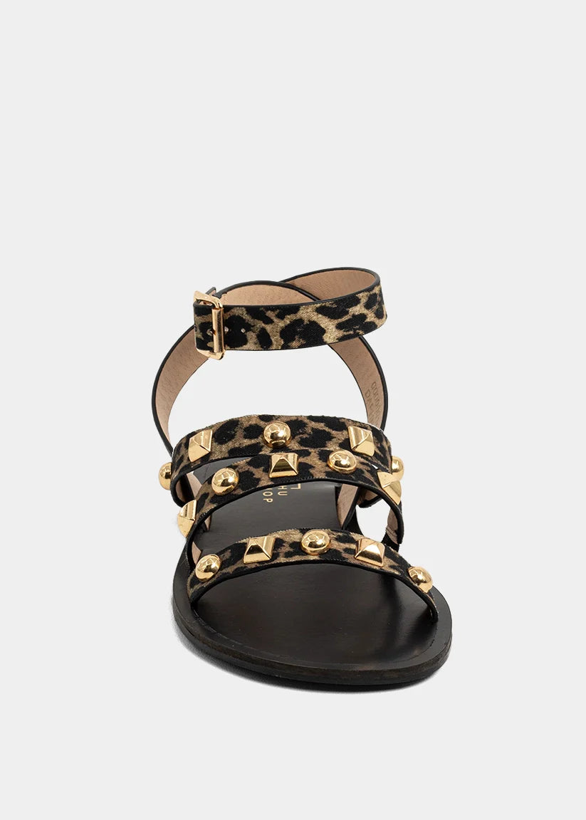 Daphine Leopard Print Sandal