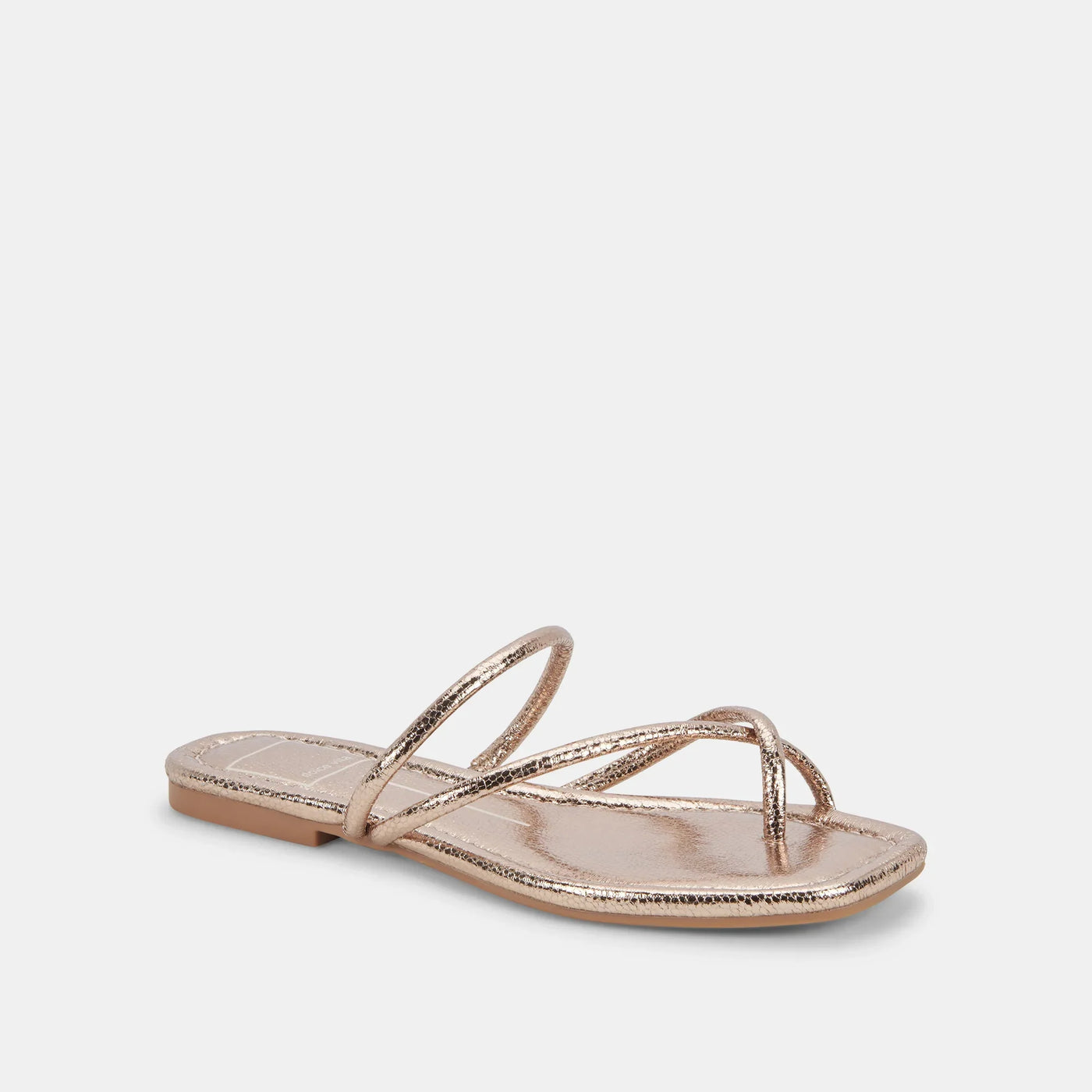 Leanna Dark Gold Crackled Stella Sandal