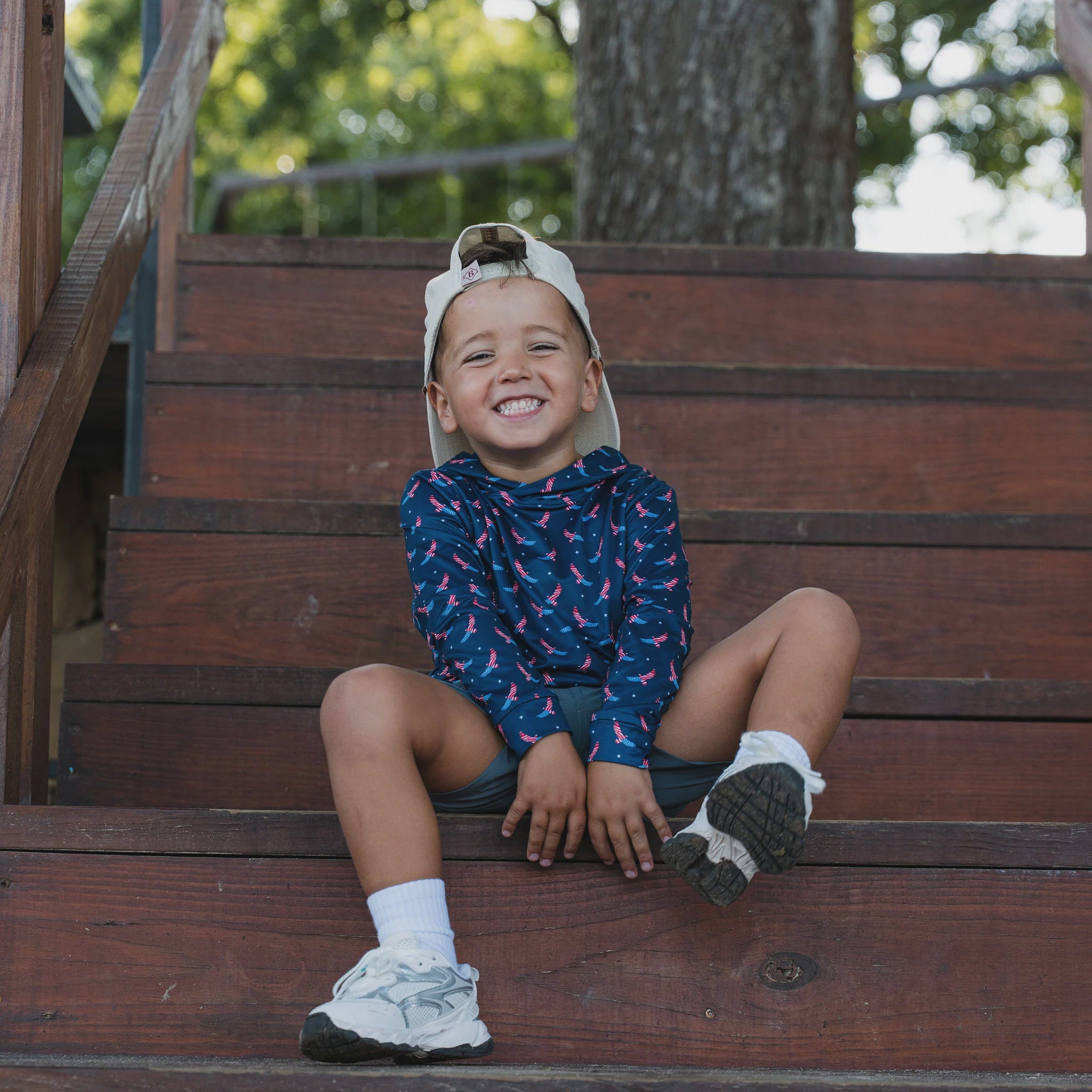 Burlebo Youth USA Eagle Performance Hoodie