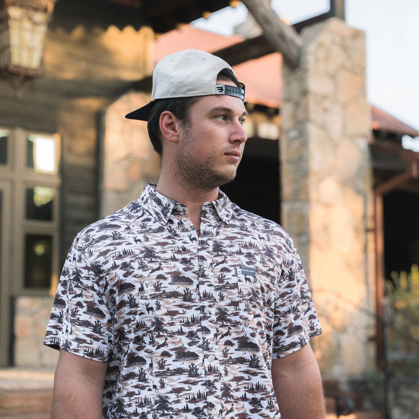 Burlebo Brush Country Performance Button Up