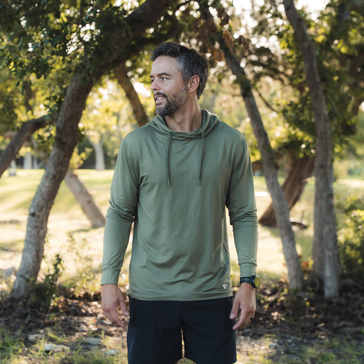 Burlebo Sea Breeze Green Performance Hoodie