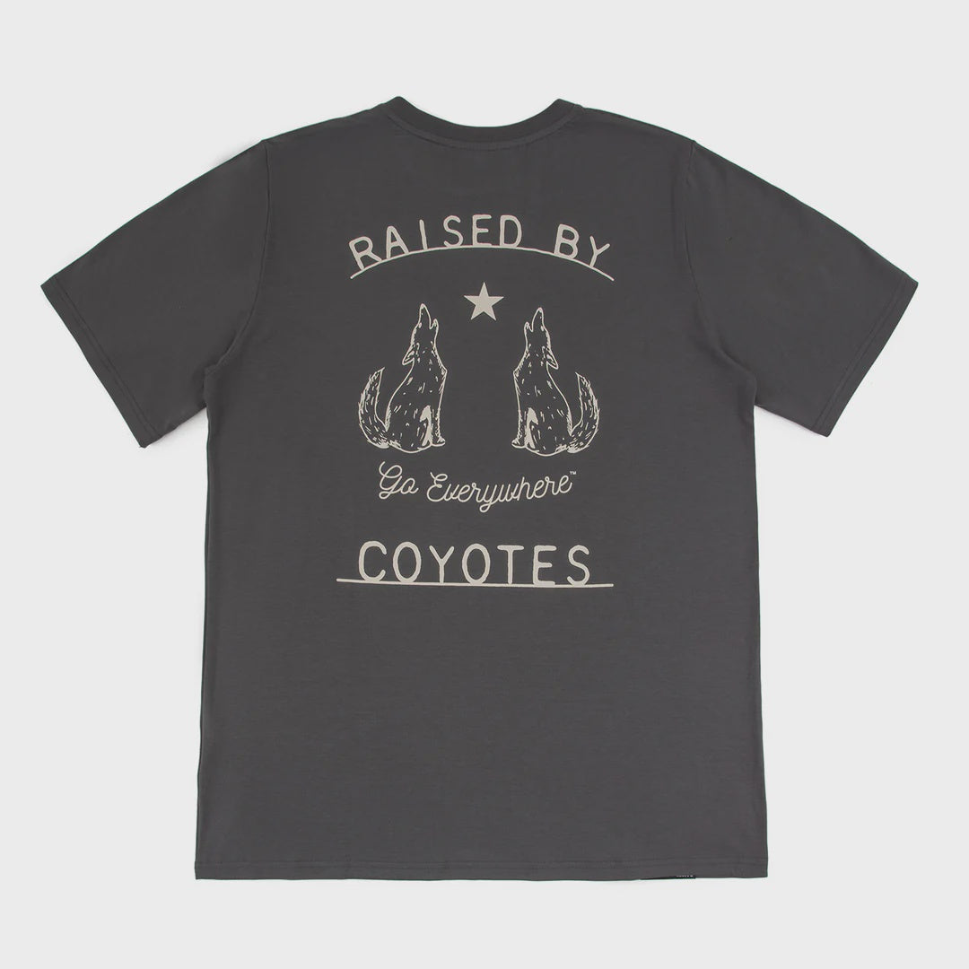 Raised by Coyotes Go Everywhere T-Shirt