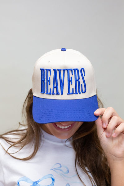 Royal Blue Beaver Trucker Cap