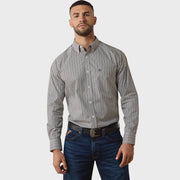 Ariat Men's Cliff Long Sleeve Shirt White Multi Geometric Print 10079413