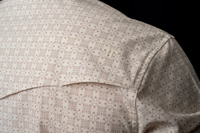 Ferrell - Collin Cream Long Sleeve Snap Shirt