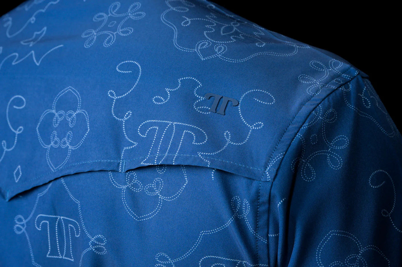 Ferrell - Carson Blue Short Sleeve Snap Shirt