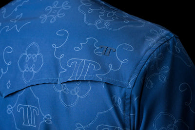 Ferrell - Carson Blue Short Sleeve Snap Shirt