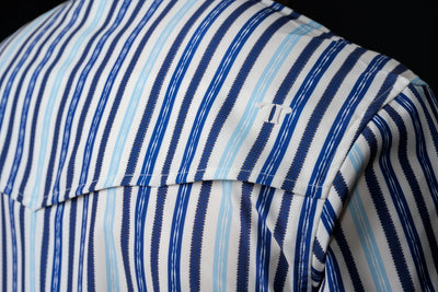Ferrell - Wyatt Blue Short Sleeve Snap Shirt