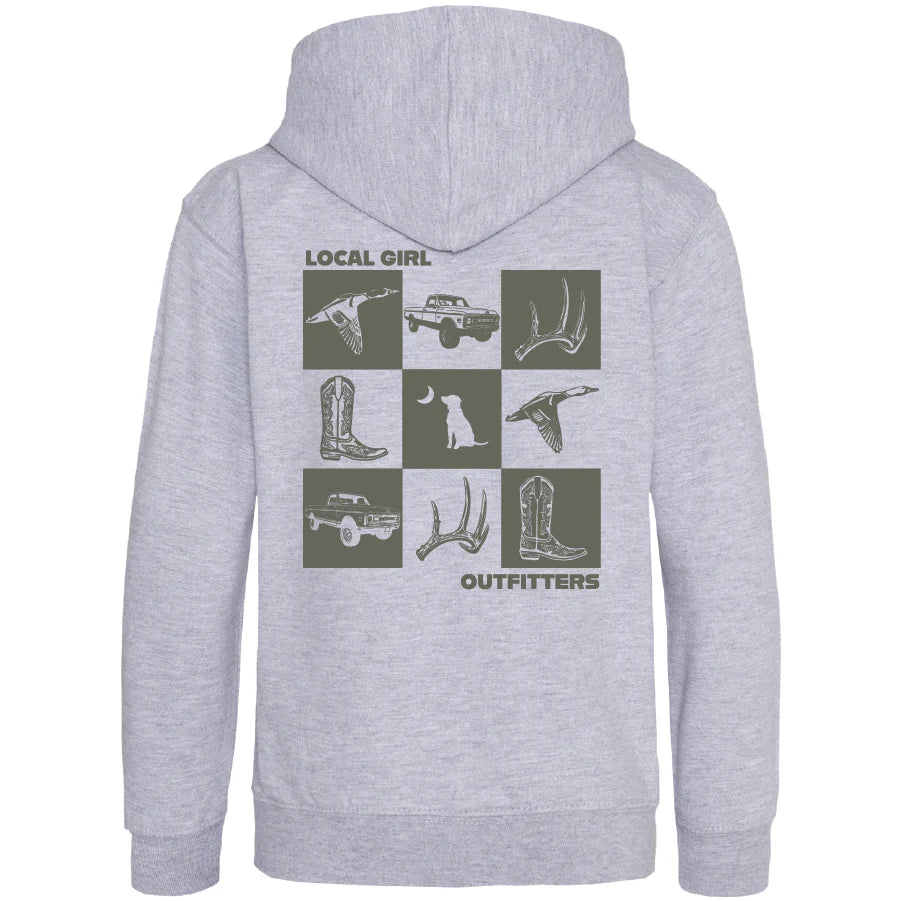 LG Heather Gray Brushwood Hoodie - Southern Moments