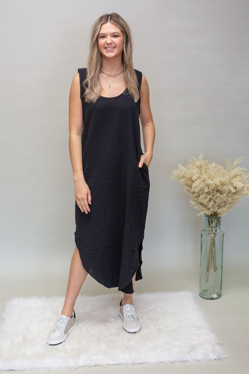 Black Daisy Dress