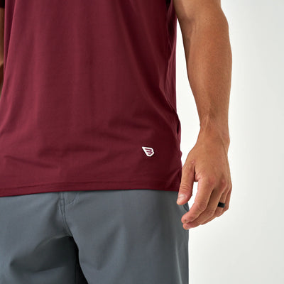 Burlebo Maroon Go To Tee