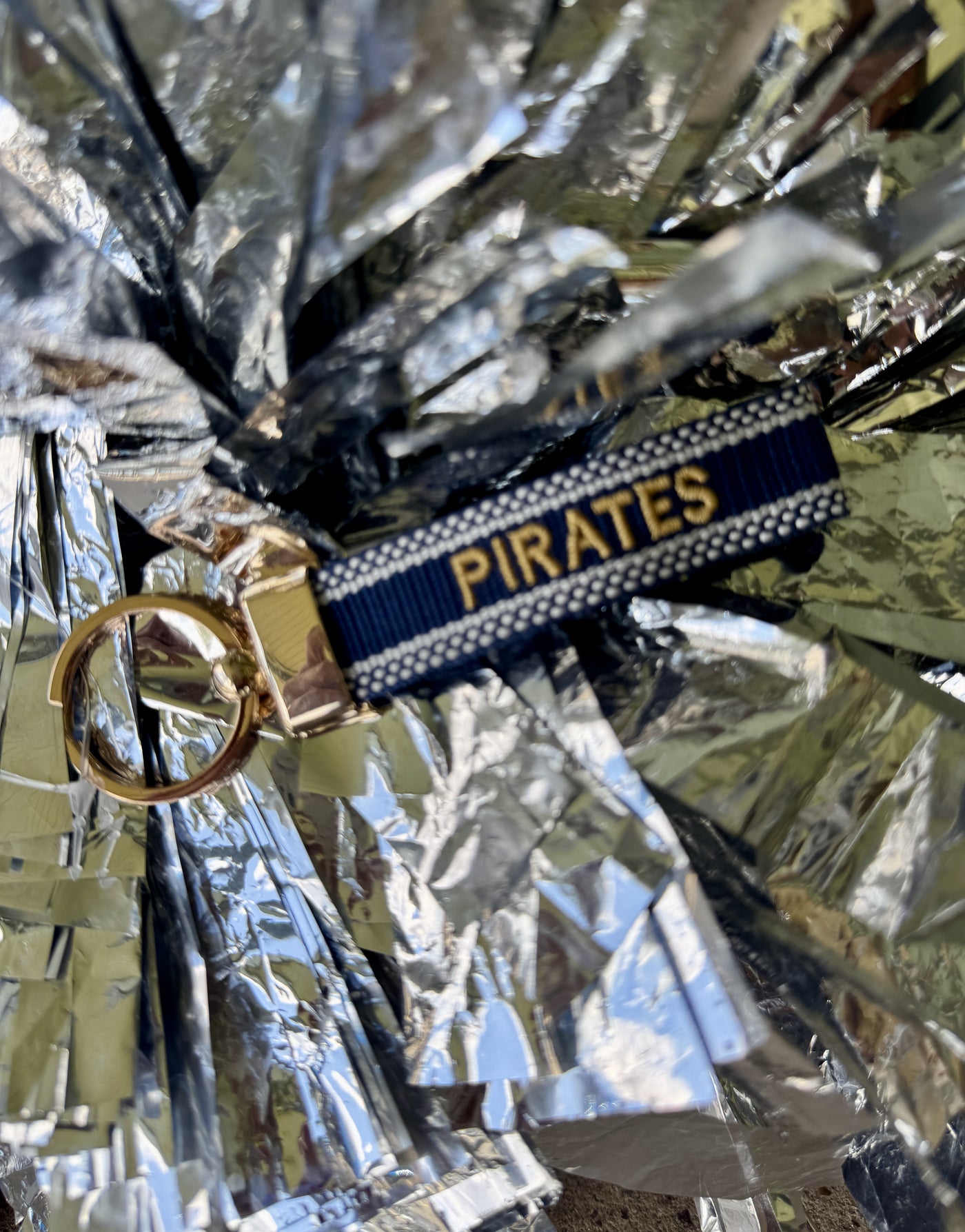 Embroidered Pirate Keychain