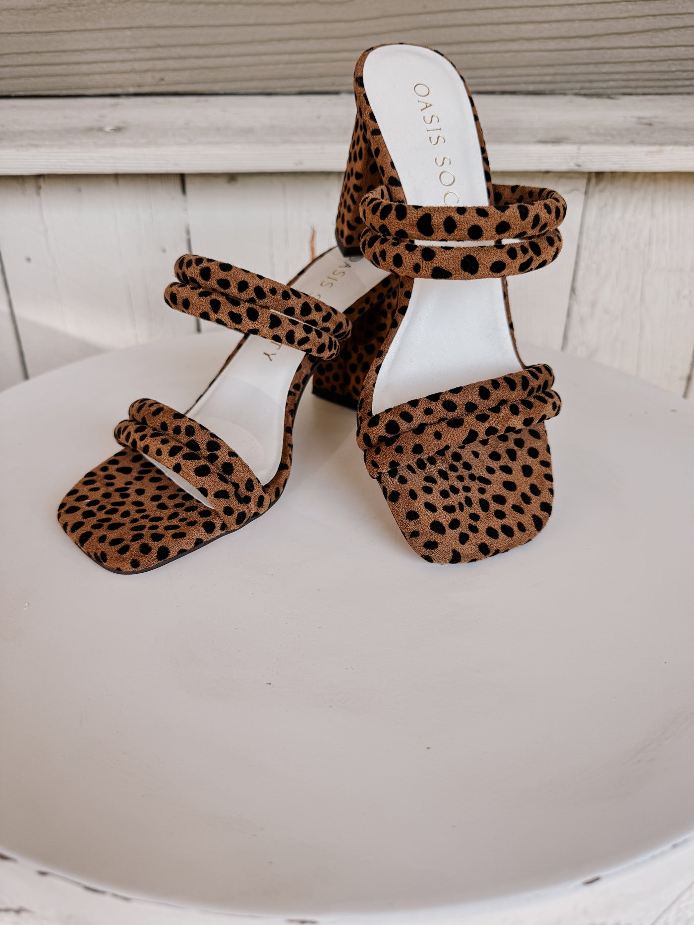 The Angela Heel Dark Cheetah
