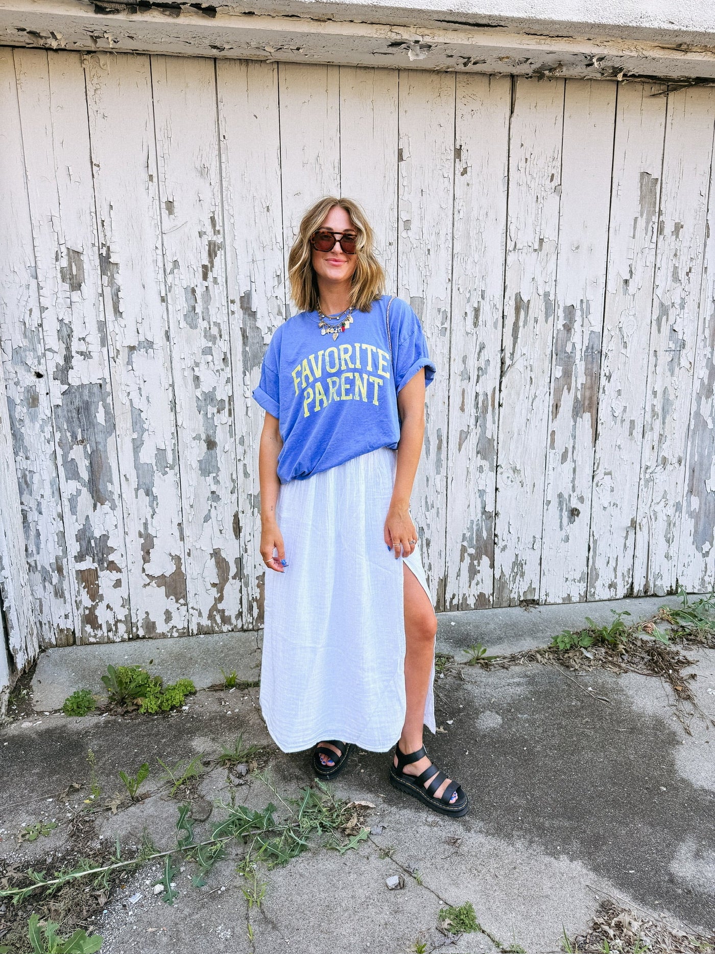 Blue Favorite Parent Tee